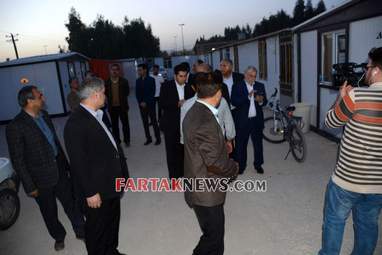 گزارش تصویری از کلنگ زنی مجتمع فرهنگی ورزشی سرپل ذهاب توسط مدیرعامل بانک شهر