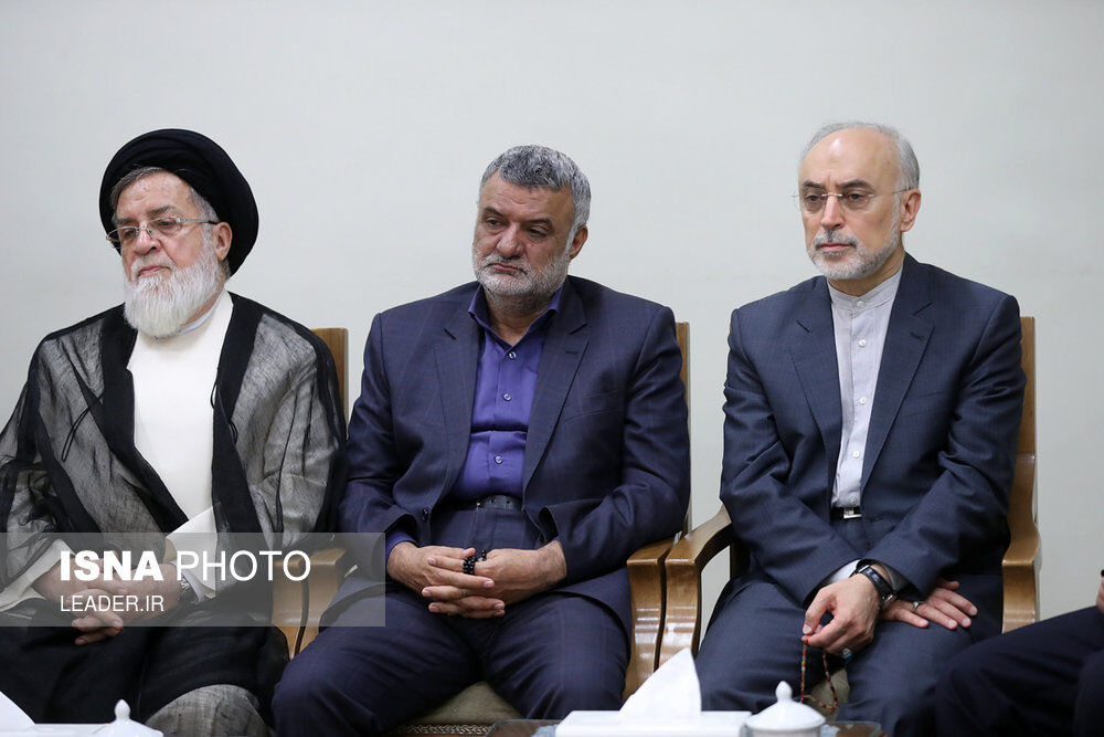 گزارش تصویری / دیدار رئیس‌جمهور و اعضای هیئت دولت با مقام معظم رهبری