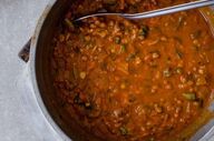  مرجو خورش با گوشت و عدس| مقوی و ساده