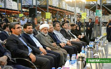 اختصاصی/ افتتاحیه مرکز پخش دارو و مواد غذایی البرز با حضور رئیس ستاد اجرایی فرمان حضرت امام (ره)+تصاویر