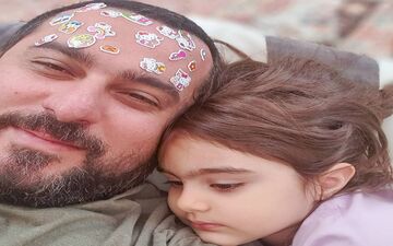 این دختر عشق محسن کیایی است|عاشقانه های زیبای محسن کیایی با دخترش