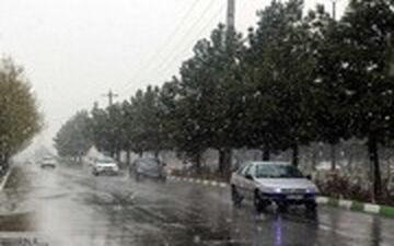  بارش شدید برف در تبریز و ارومیه