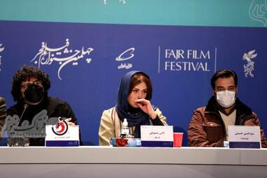 نشست خبری عوامل فیلم " برف آخر "-لادن مستوفی
