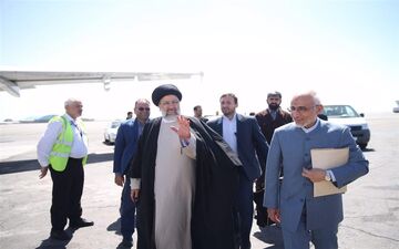  میرسلیم همراه رئیسی عازم مشهد شد + عکس