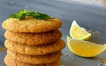 میان وعده خوشمزه | بیسکوئیت لیمویی با شکر قهوه ای 
