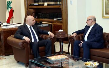 سفیر ایران با رئیس جمهور لبنان خداحافظی کرد