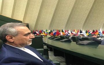 حسین فریدون در مراسم تحلیف روحانی