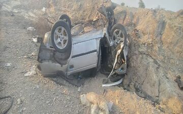 واژگونی پژو حامل اتباع در محور قلعه‌گنج 8 کشته و مصدوم بر جای گذاشت