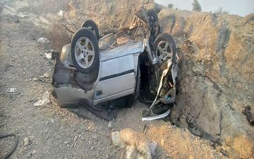 واژگونی پژو حامل اتباع در محور قلعه‌گنج 8 کشته و مصدوم بر جای گذاشت