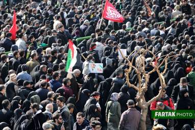راهپیمایی وداع با سردار سلیمانی