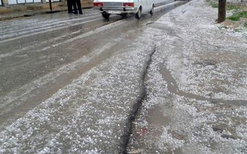  باران و تگرگ سیستان و بلوچستان را فرا گرفت
