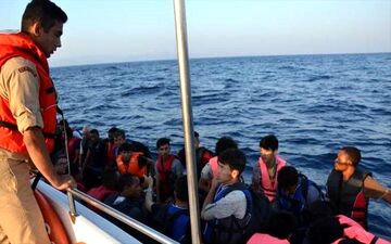 چند تن از مهاجران غیر قانونی دستگیر شدند