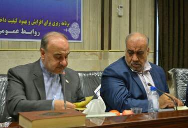 حضور وزیر ورزش و جوانان در ستاد بازسازی مناطق زلزله زده کرمانشاه 