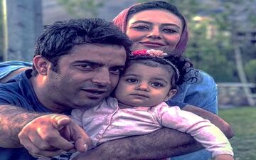 عکس یادگاری منوچهر هادی به همراه همسر و فرزندش/ عکس