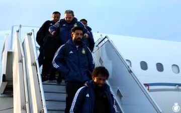 کاروان النصر بدون رونالدو به تهران رسید
