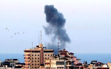 عبور موشک مقاومت فلسطین از سامانه گنبد آهنین اسرائیل