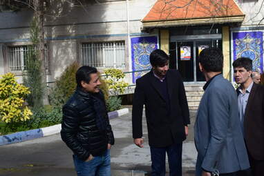 نشست علیرضا فغانی داور بین‌المللی با مدیر کل اداره ورزش و جوان استان کرمانشاه 