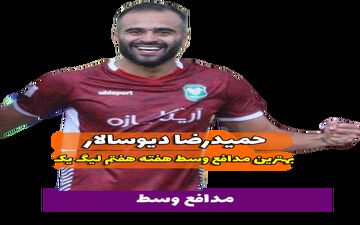 اختصاصی/حمیدرضادیوسالار؛ بهترین دفاع وسط هفته هفتم لیگ یک/فیلم