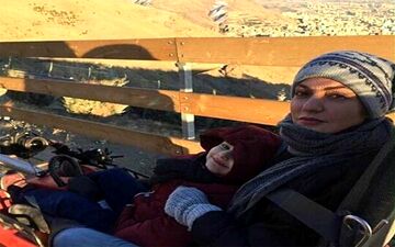 مهنا‌‌ز‌ ا‌فشا‌ر در کنار دختر‌ ز‌یبا‌یش + عکس