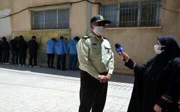 پلیس کرمانشاه به اقتدار پوشالی ۱۵ تن از اراذل و اوباش پایان داد