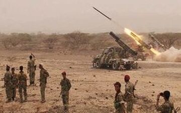  موشک بالستیک «زلزال ۱» یمن مواضع سعودی را در هم کوبید