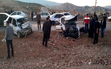 سانحه رانندگی در همدان ۲ کشته برجا گذاشت