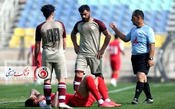 گزارش تصویری دیدار تدارکاتی امروز پرسپولیس- نیروی زمینی