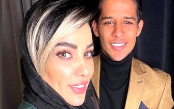 عکس جدید مهدی قائدی و همسرش کنار آتش مفصل!