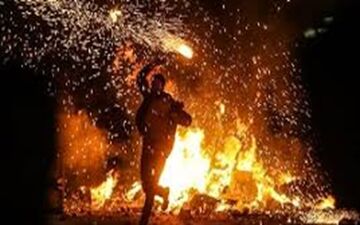 مصدومیت ۸ نفر در حوادث چهارشنبه سوری در آذربایجان غربی