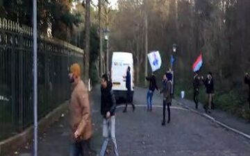 حمله تروریست‌های الاحوازیه به سفارت کشورمان در هلند + فیلم