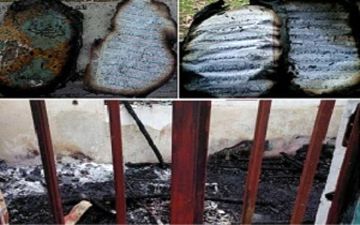 آتش زدن امام زاده های شمال کشور به دست آشوبگران + فیلم