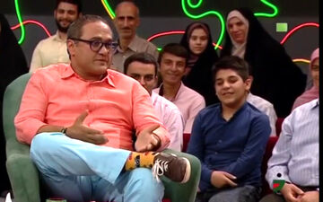 جوراب‌های رامبد جوان باز هم سوژه شد