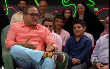 جوراب‌های رامبد جوان باز هم سوژه شد