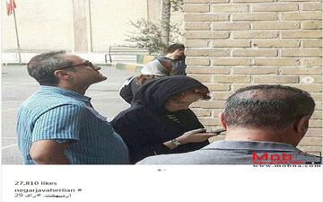 رامبد جوان و همسرش در صف اخذ رای (عکس)