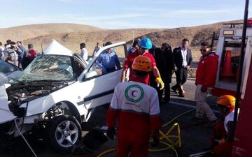 واژگونی «سمند» و «پرشیا» در محور هراز ۲ مصدوم بر جای گذاشت