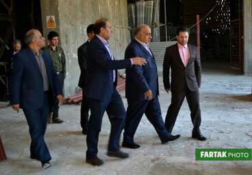بازدید استاندار و مدیرکل میراث‌فرهنگی کرمانشاه از هتل کلینک ماد