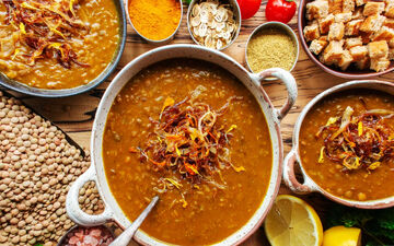طرز تهیه  عدسی صبحانه به روش بازاری !