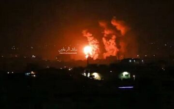 آغاز حملات سنگین رژیم صهیونیستی به نوار غزه
