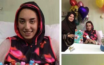 عکس های منتشر شده از جشن تولد کیمیا علیزاده در بیمارستان +‌عکس