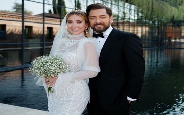 چند نکته جالب درباره استایل بهرام رادان و لباس عروس همسرش