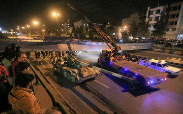 حادثه در اصفهان؛پل هوایی سقوط کرد!