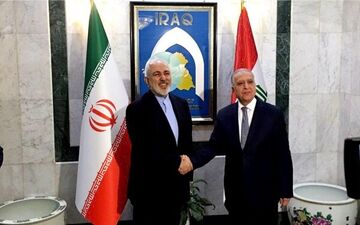 دیدار ظریف با همتای عراقی در بغداد