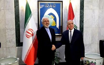دیدار ظریف با همتای عراقی در بغداد