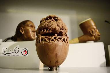تصاویری خاص از منبت کاری بر روی چوپ آثار برجسته استاد علیرضا باوندپور