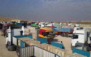 صادرات بیش از ۲ میلیون تن کالا از مرز مهران
