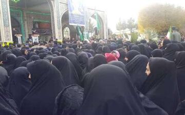 آیین چهلم شهید خردسال حمله تروریستی اهواز در اصفهان برگزار شد