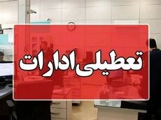  ادارات این استان فردا دوشنبه دورکار شد+ جزئیات 