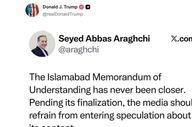ادامه رفتارهای متناقض ترامپ در قبال ایران با بازنشر پست عراقچی 