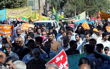 مسیرهای راهپیمایی روز جهانی قدس در کرمانشاه