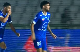 گل اول استقلال به گل‌گهر با ضربه قلی‌زاده + ویدئو